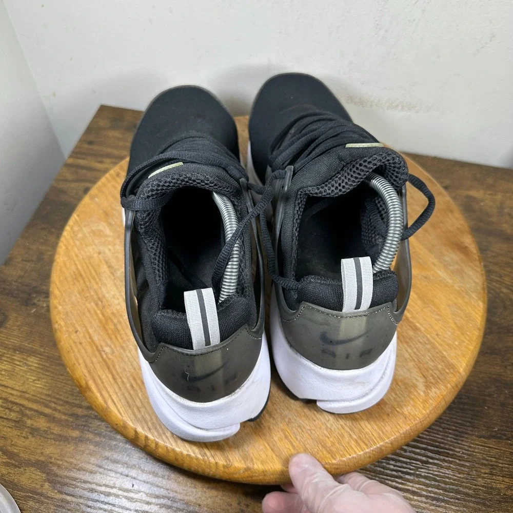 Nike Air Presto Black White Running Shoes CT3550-001 Mens 12 Low Top Sneakers